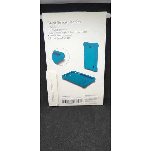 Nook Scuba Blue Micro Foam Kid's Bumper Case 7" Nook Tablet NEW PACKAGE - Picture 4 of 9